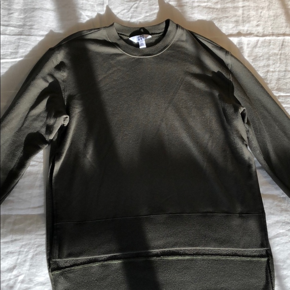 Crew Neck Thin Fleece Sweatshirt